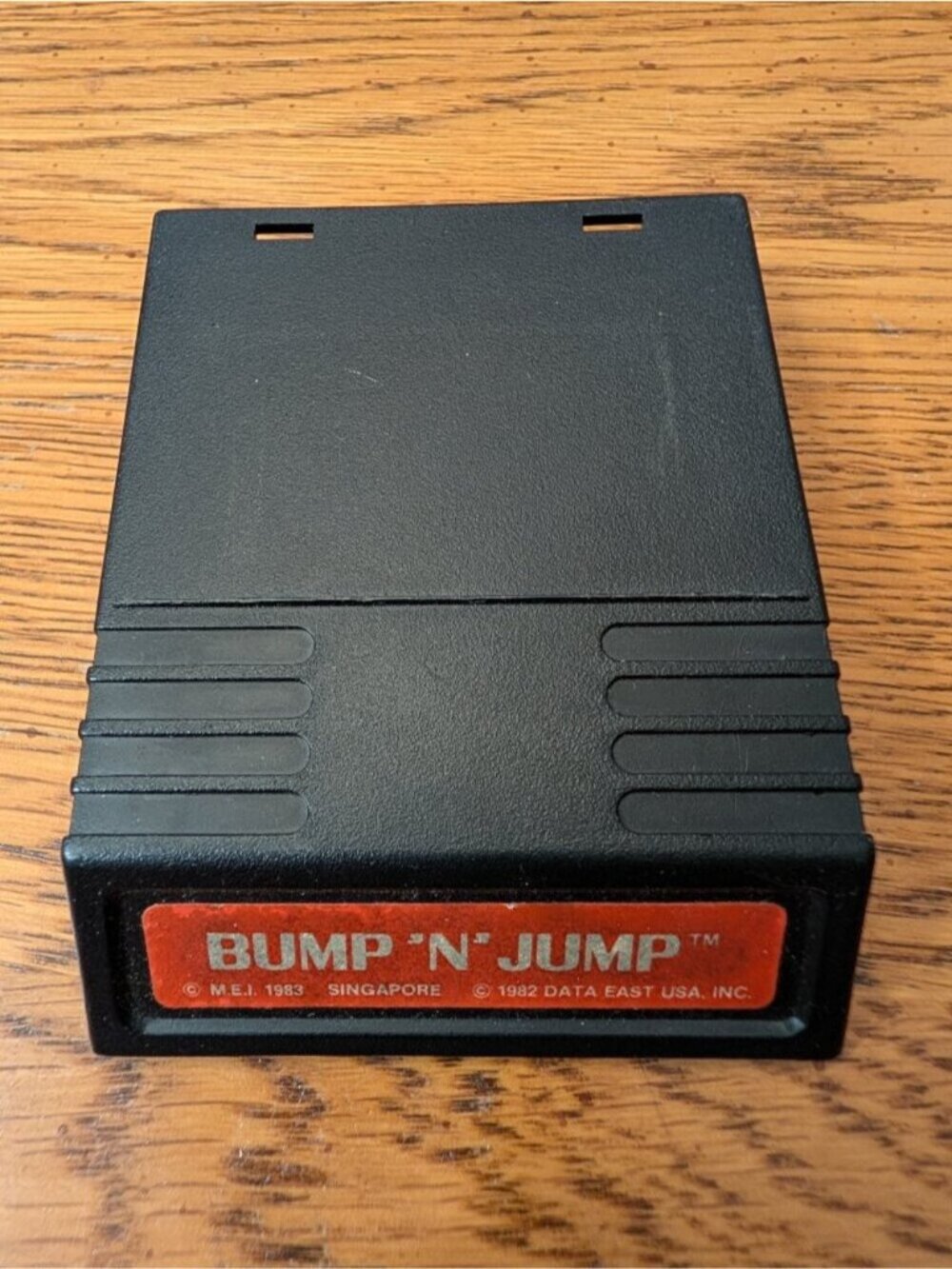 Vintage 1983 Intellivision Bump 'N' Jump Game + Original Overlay Mattel